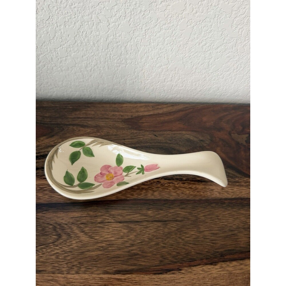 VTG Franciscan Desert Rose Spoon Rest Holder 9"  Made in England